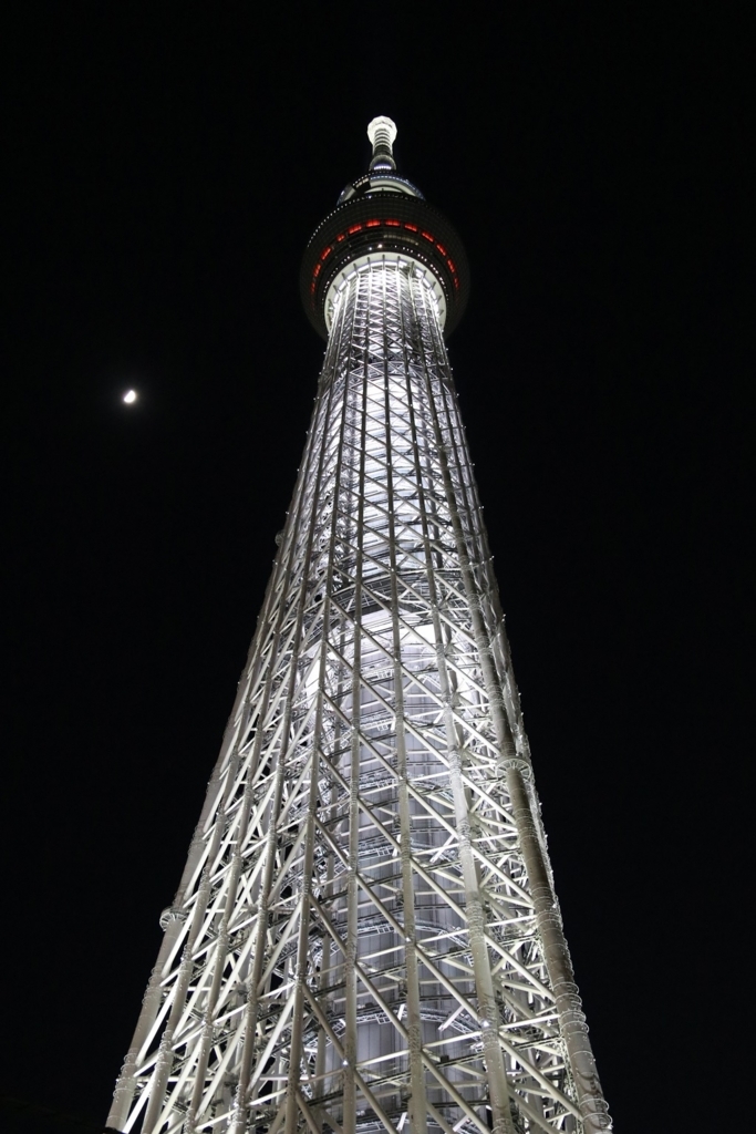夜の東京スカイツリー Canon Eos 80dで撮影 夜景 たまの休日 夜の東京スカイツリー Canon Eos 80dで撮影 夜景 たまの休日