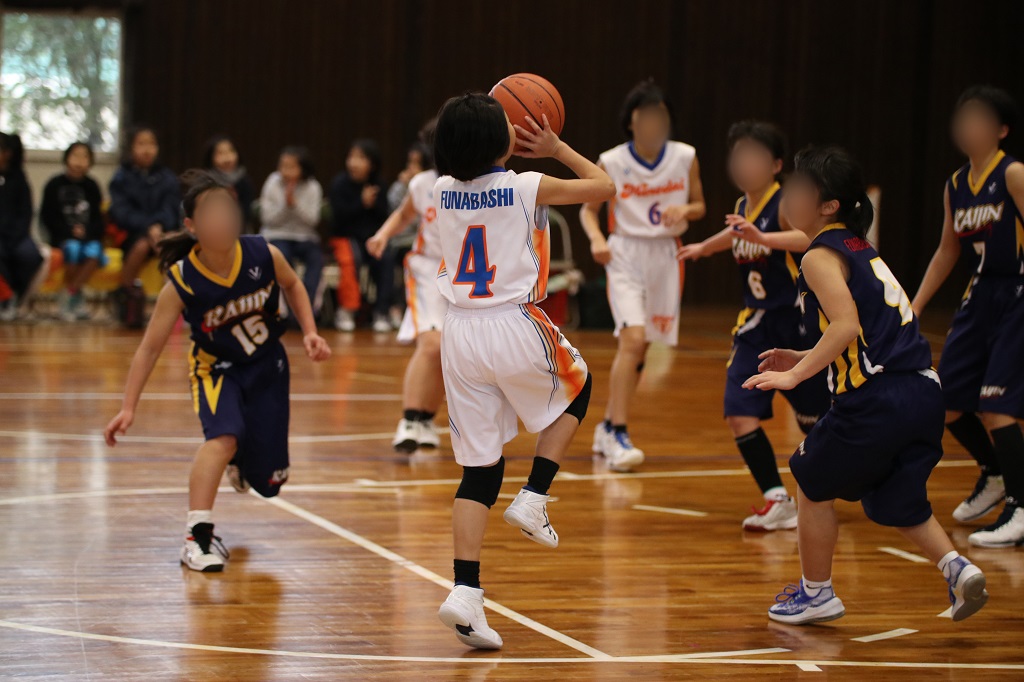 EOS 80D+50-100mm F1.8で撮影したミニバスケットボール写真Basketball Photo