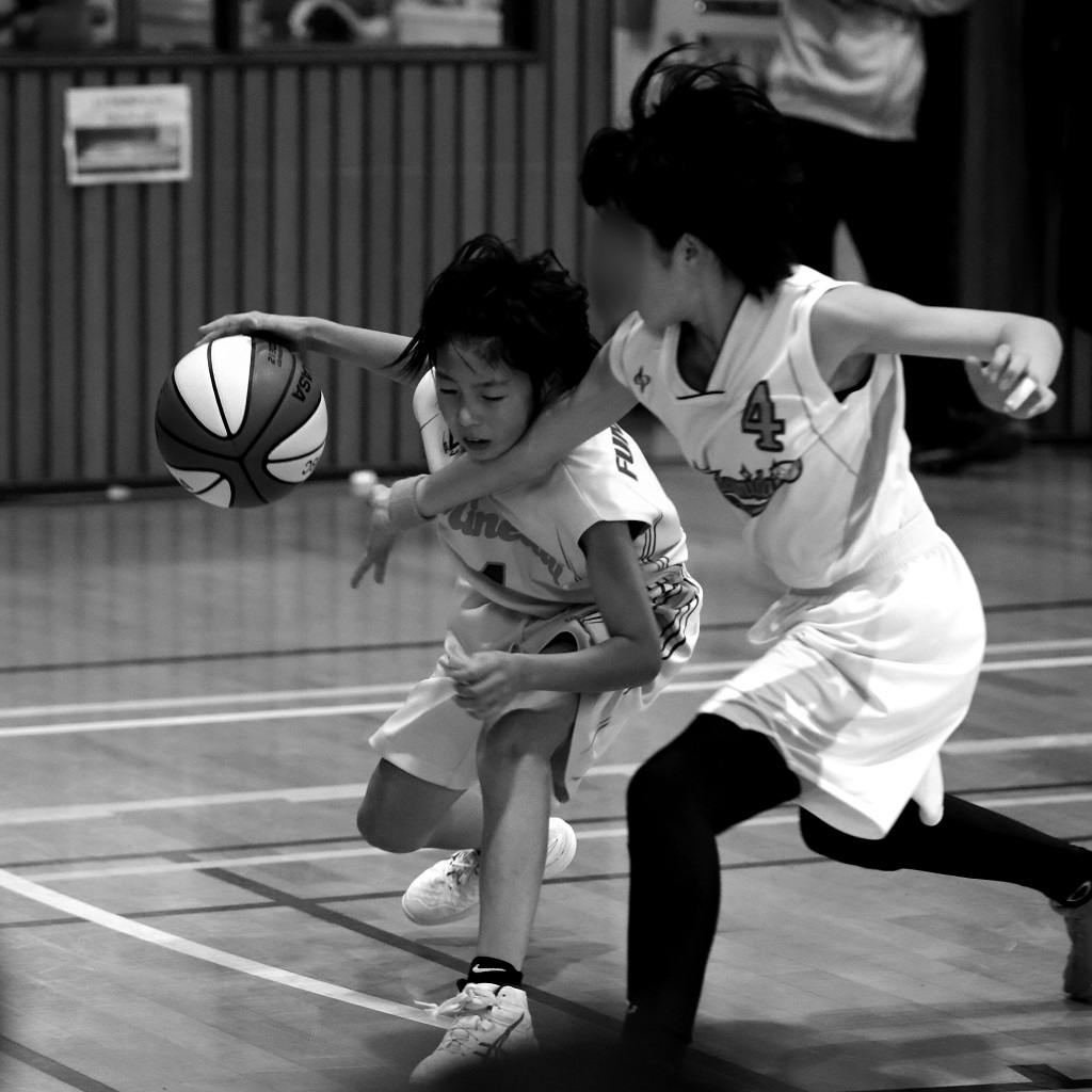 EOS 80D+50-100mm F1.8で撮影したミニバスケットボール写真Basketball Photo