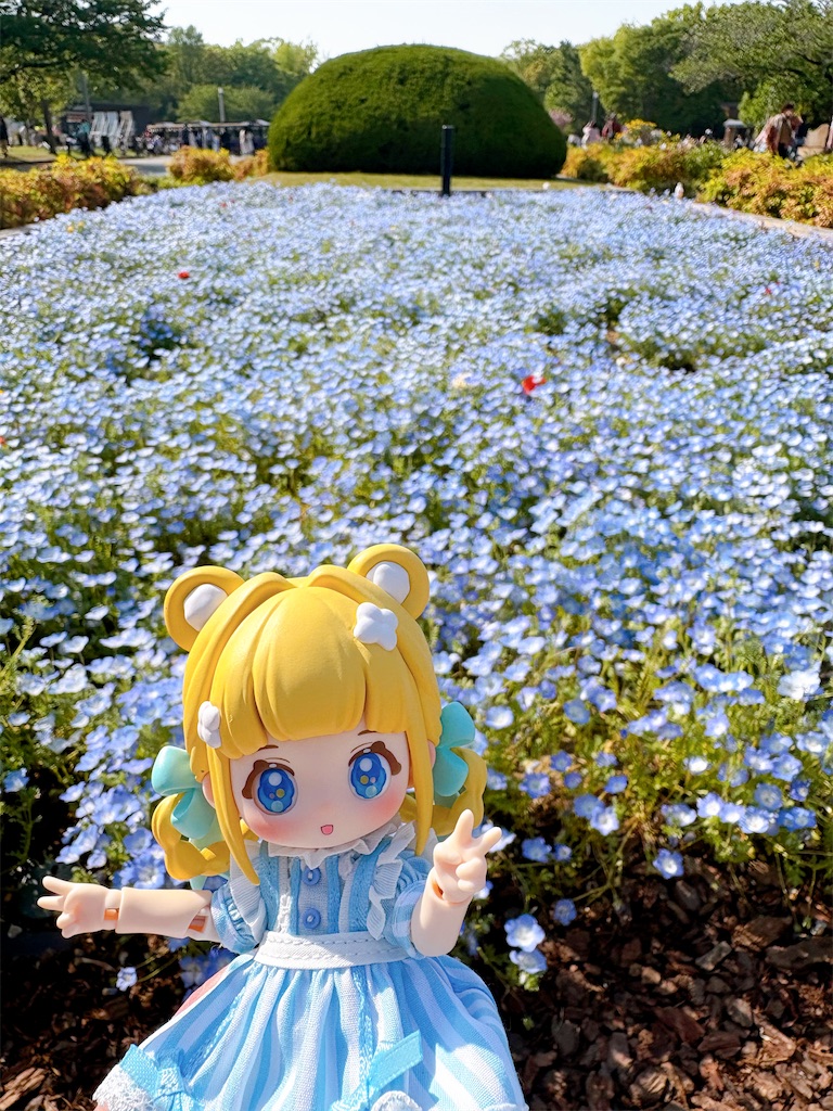 ドールとお出かけ - やさしみブランケット
