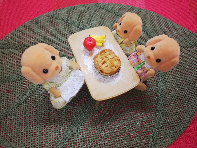 食べれるミニチュアアップルパイ 私のただの自己満足です
