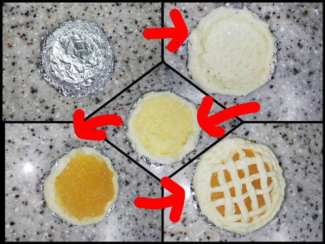 食べれるミニチュアアップルパイ 私のただの自己満足です