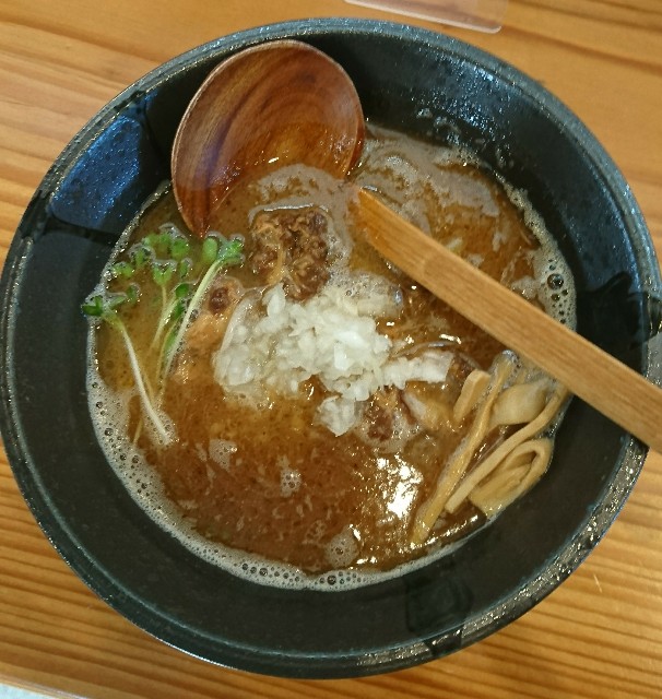麺家大森(宇都宮市) 豚ばらなんこつ800円 12月15日(土) - 流浪ブログ 