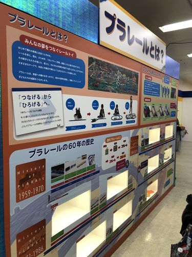 プラレールの展示