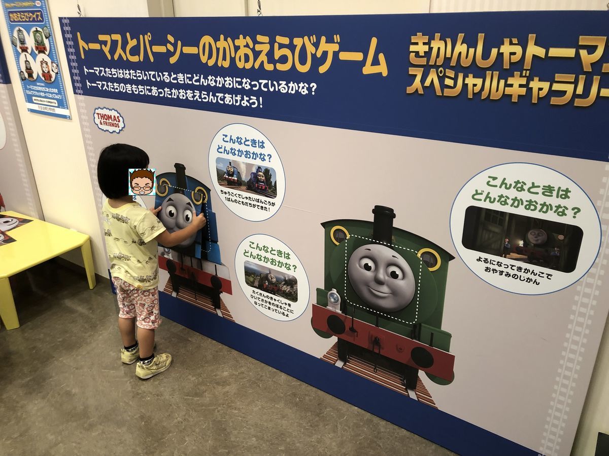 トーマスの顔選びゲーム