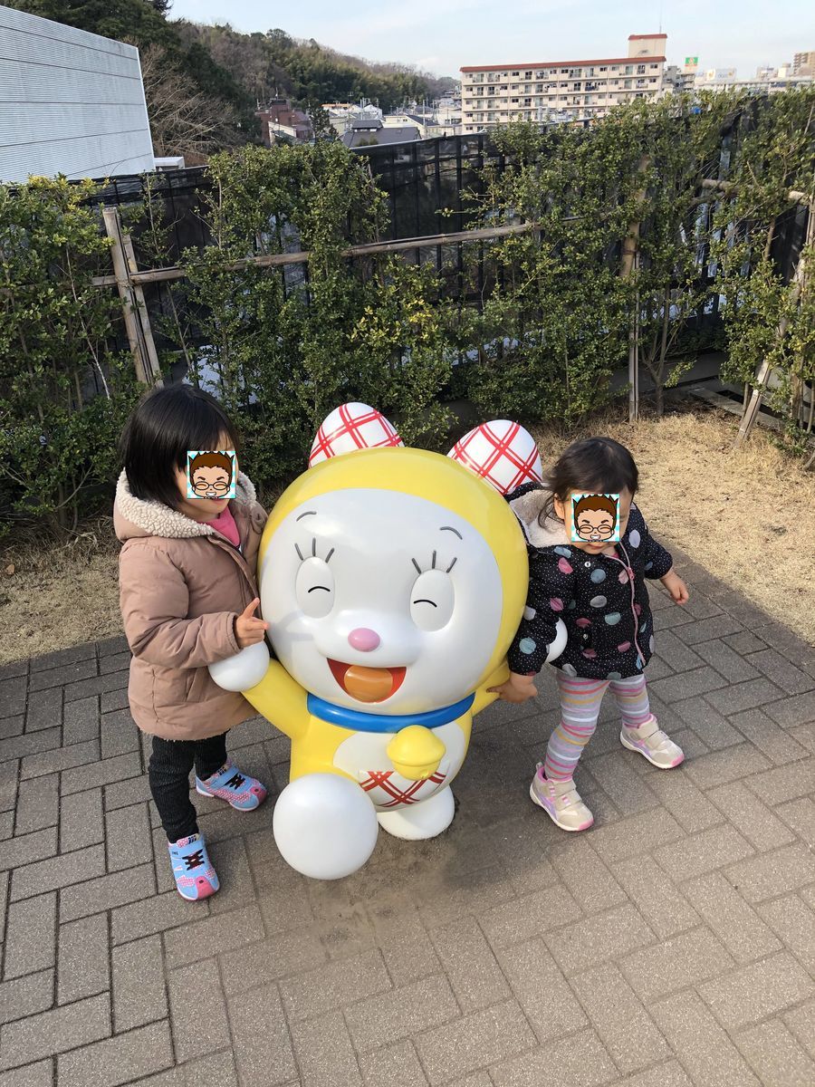 ドラミちゃんとの写真