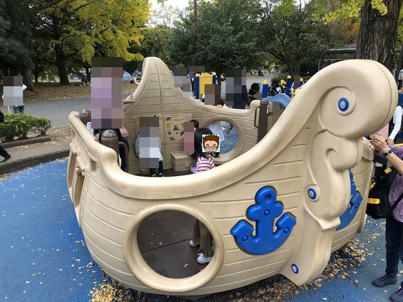わんぱくゆうぐの遊具
