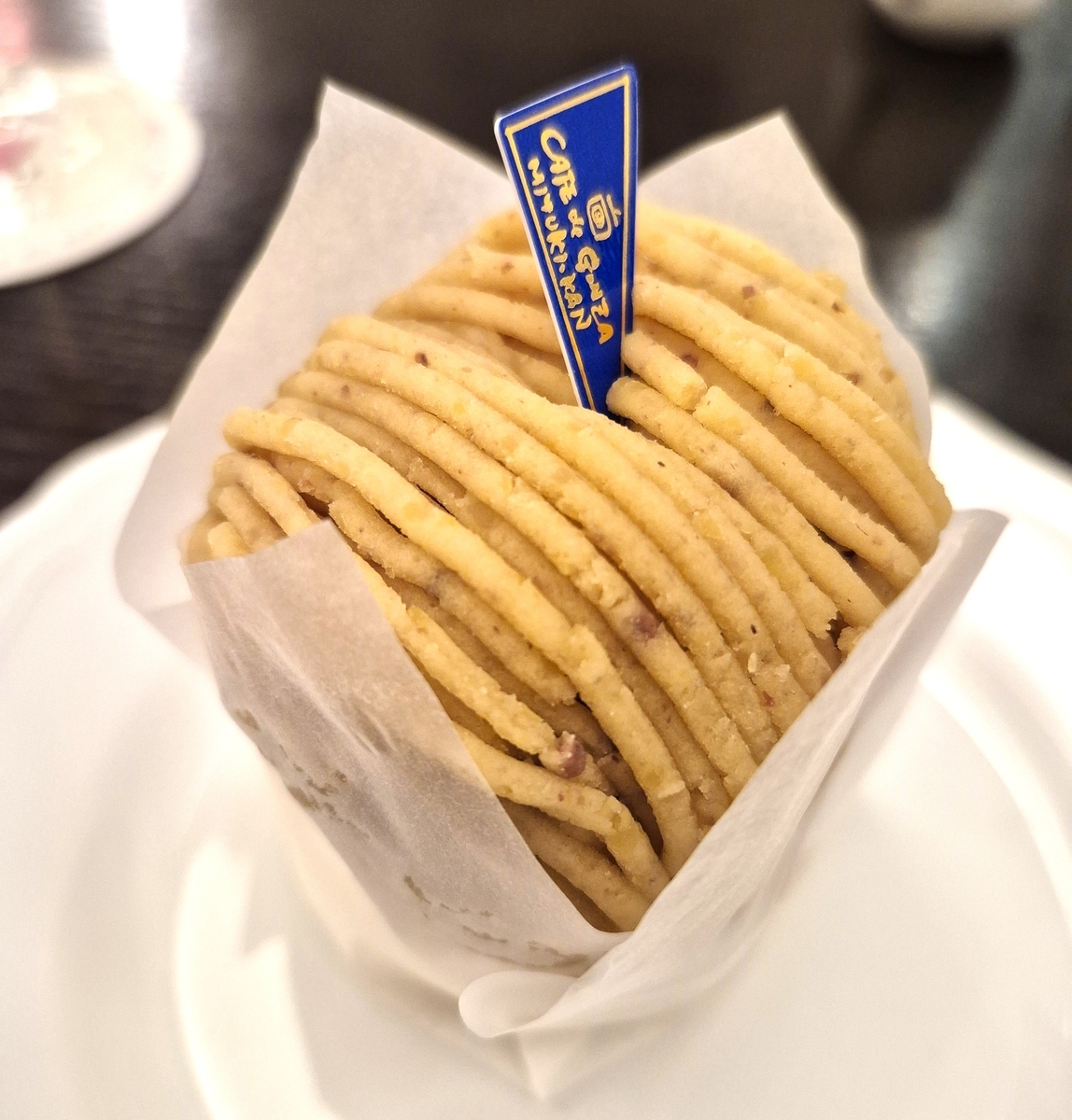 銀座みゆき館の名物モンブラン