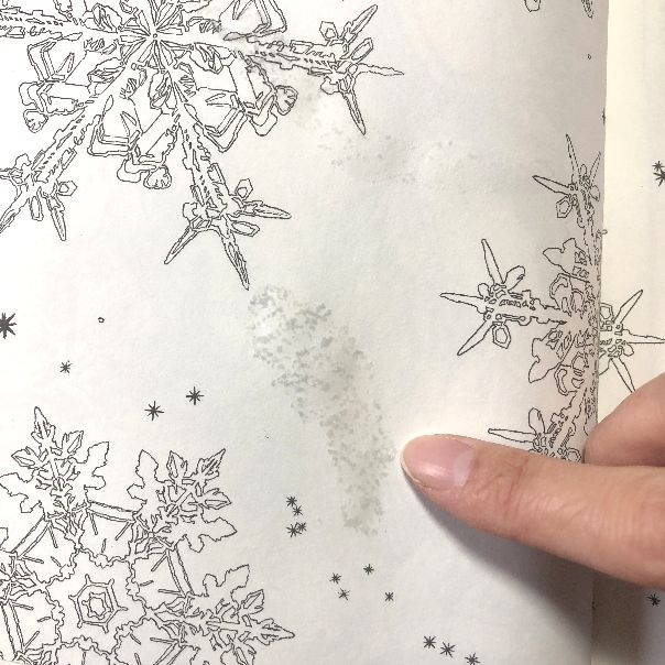 水彩色鉛筆ブツブツ解決策 塗り絵のある暮らし