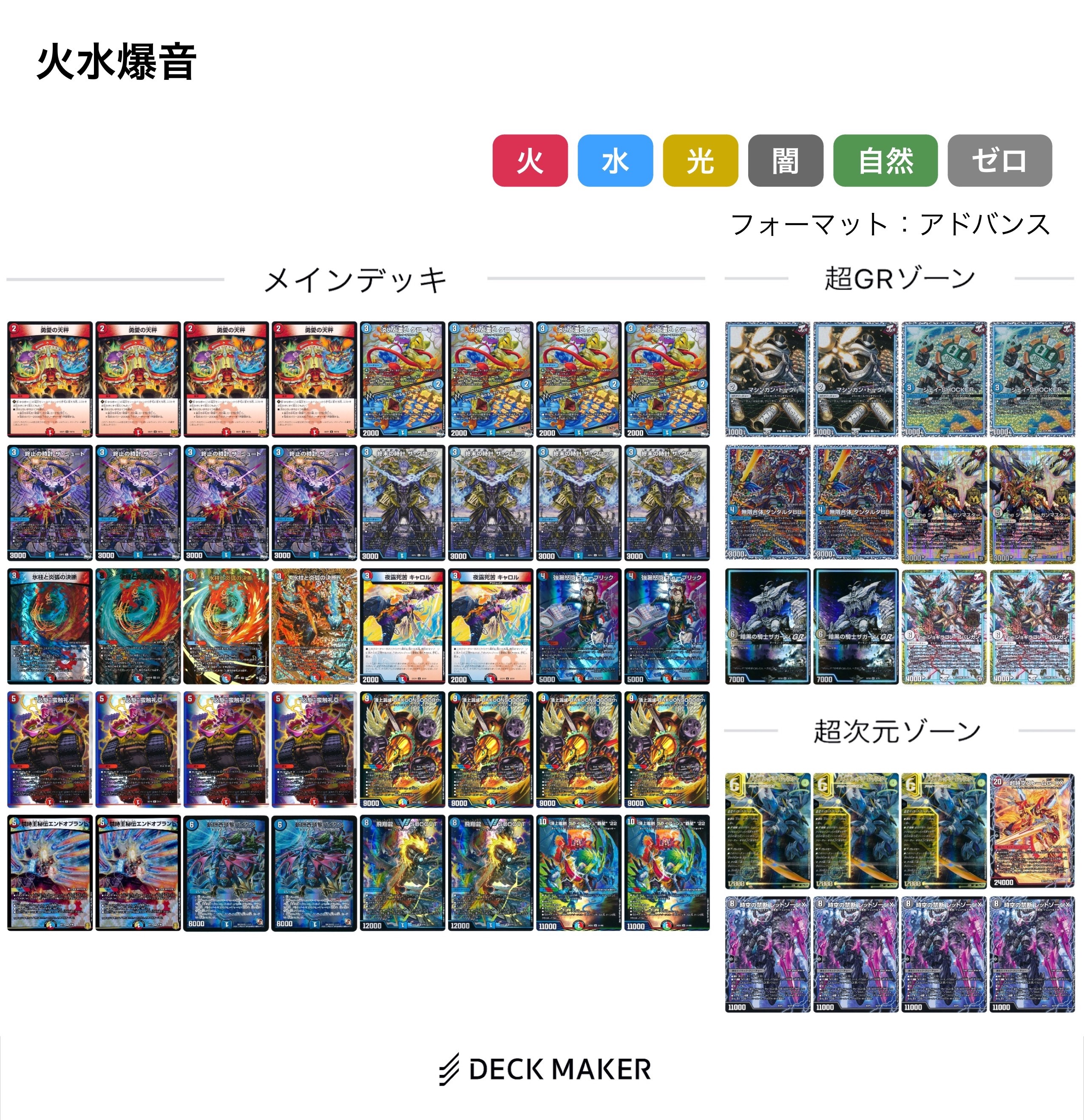 4Cモルトドリーム　超次元8枚付き　アドバンスデッキ 4cモルトDREAM デッキ 超次元付き - メルカリ