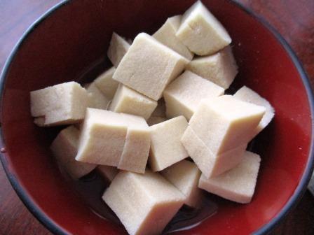 高野豆腐・戻し方・湯