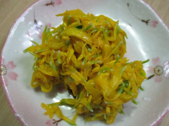 食用菊のレシピ