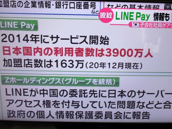 LINE・情報漏えい