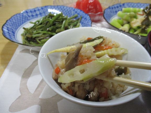竹の子ご飯のレシピ