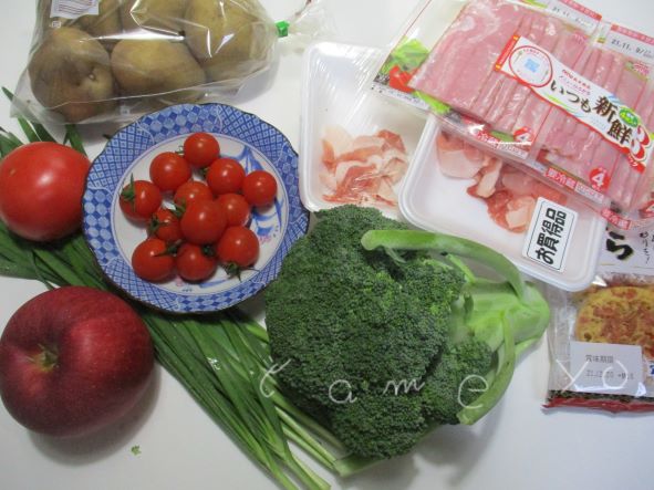 療養に備えて準備すべき食料