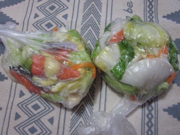 自家製の漬物