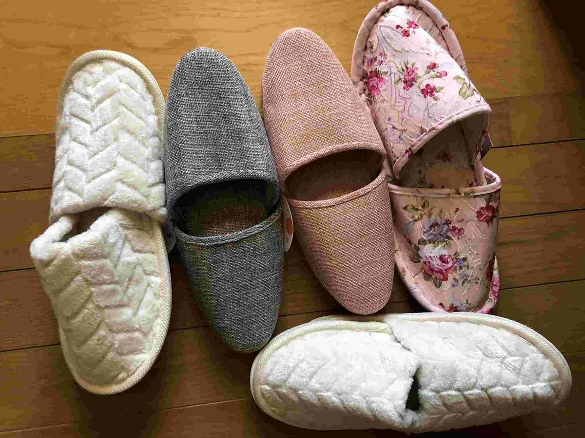 ダイソー・セリア・スリッパ