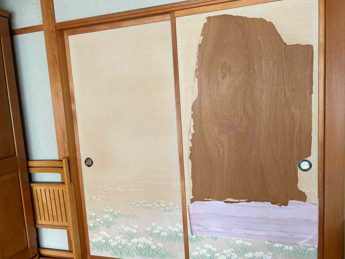 ふすま張り替え