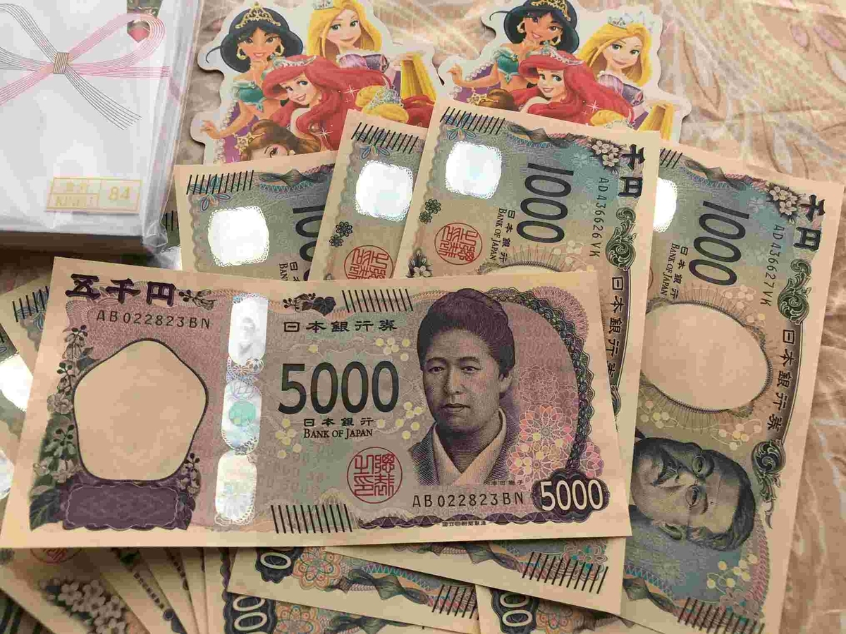 お年玉の平均・まごのお年玉