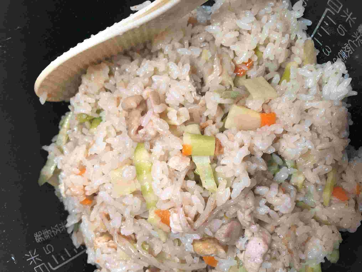 ネマガリダケのたけのこご飯