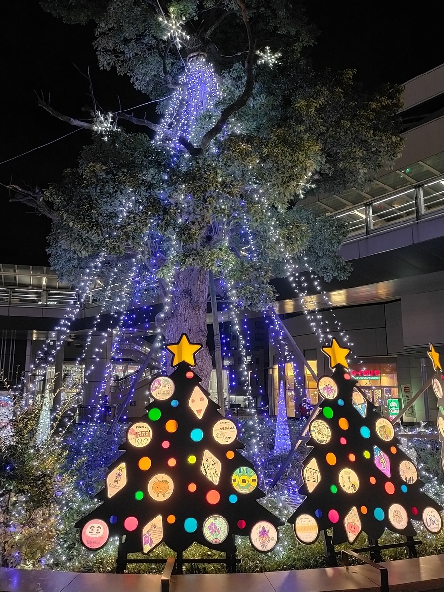 Jr 名鉄刈谷駅前のクリスマスイルミネーション 刈谷市 愛知お散歩なび