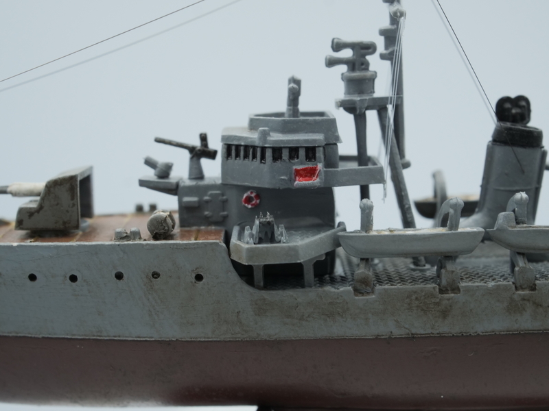 1/700 着底ジオラマ 丁型海防艦 レジン水面 損傷表現あり 完成品 模型 1/700 着底ジオラマ 丁型海防艦 レジン水面 損傷表現あり 完成品