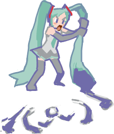 初音ミク千枚筆おろし