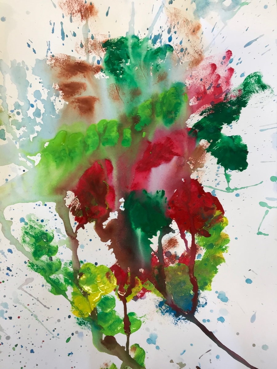 障がい者向け絵画教室　ダウン症