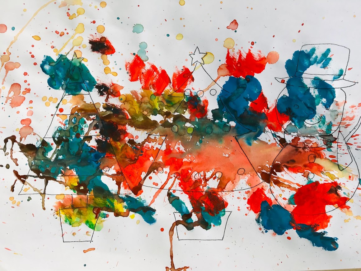 障がい者向け絵画教室　ダウン症