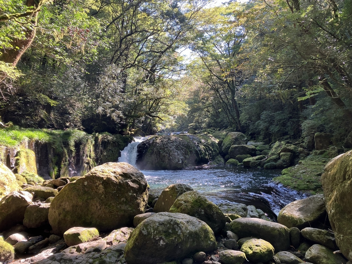 菊池渓谷　黎明の滝