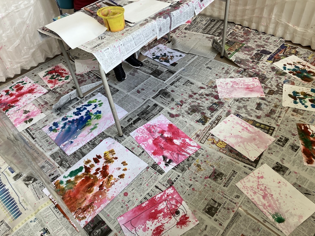 障がい者向け絵画教室　ダウン症　ブログ
