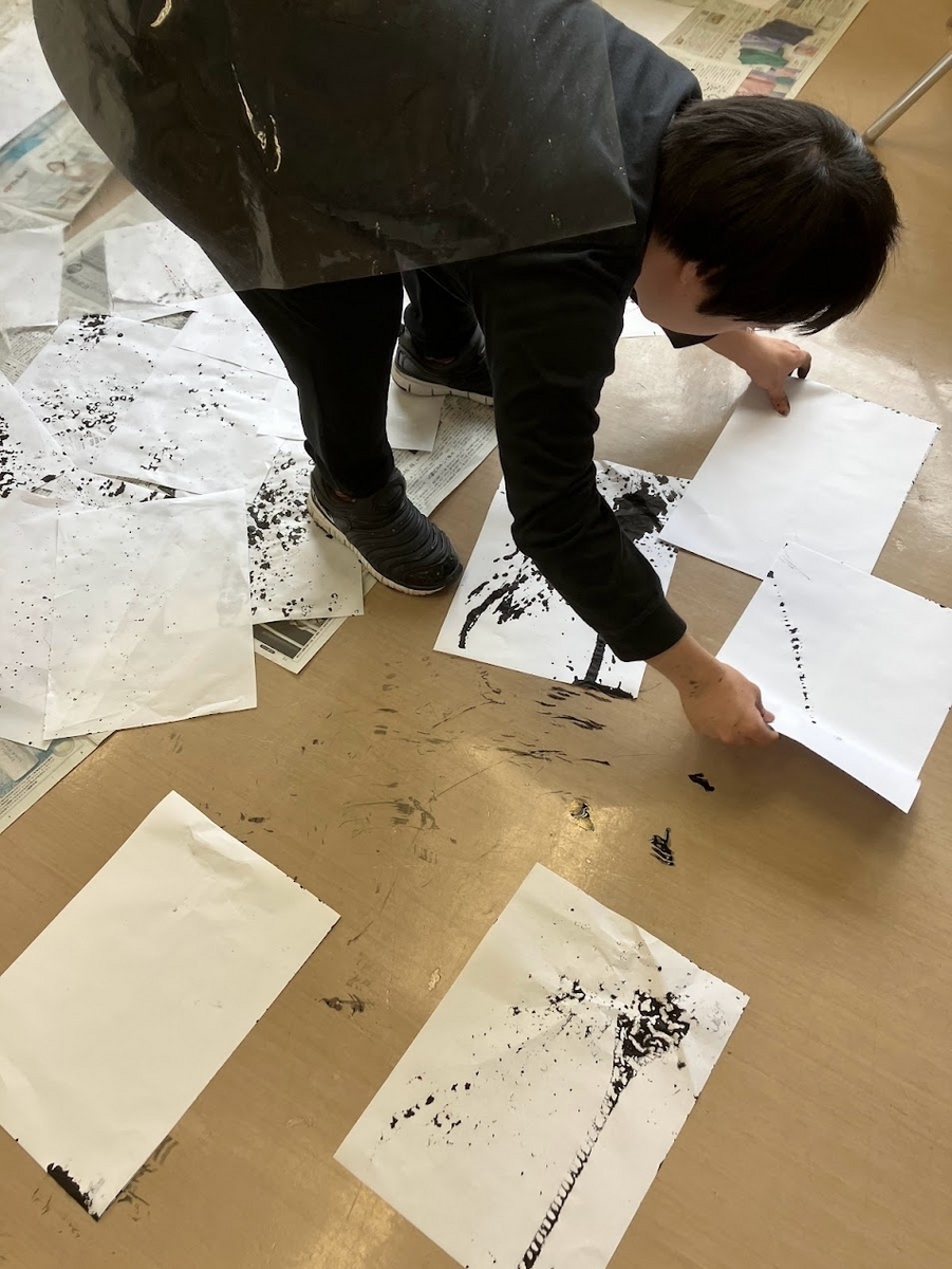 障がい者向け書道教室　ダウン症　ブログ