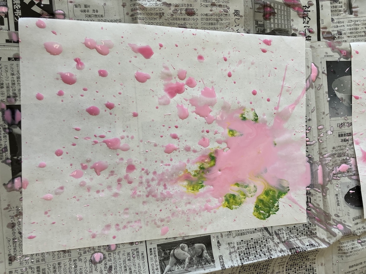 障がい者向け絵画教室　ダウン症　ブログ