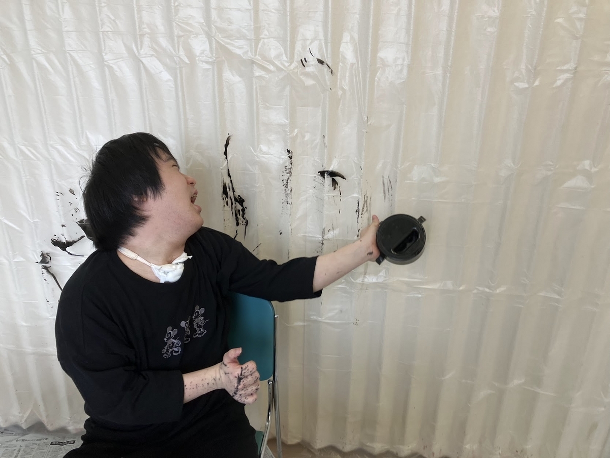 障がい者向け書道教室　ダウン症　ブログ