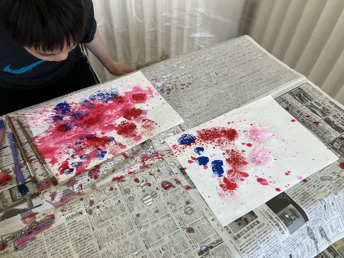 障がい者向け絵画教室　ダウン症　ブログ