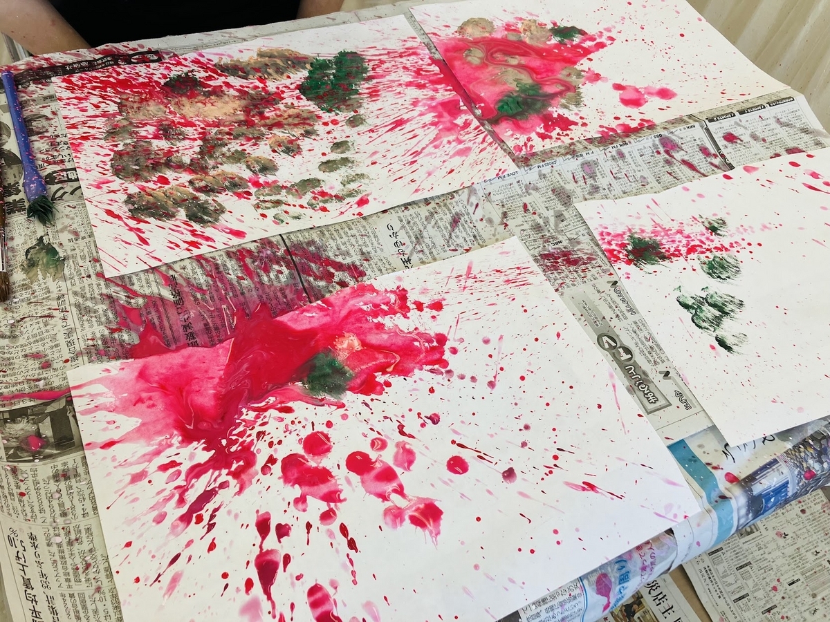 障がい者向け絵画教室　ダウン症　ブログ
