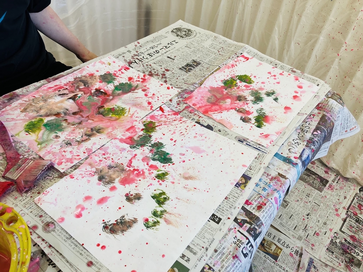 障がい者向け絵画教室　ダウン症　ブログ
