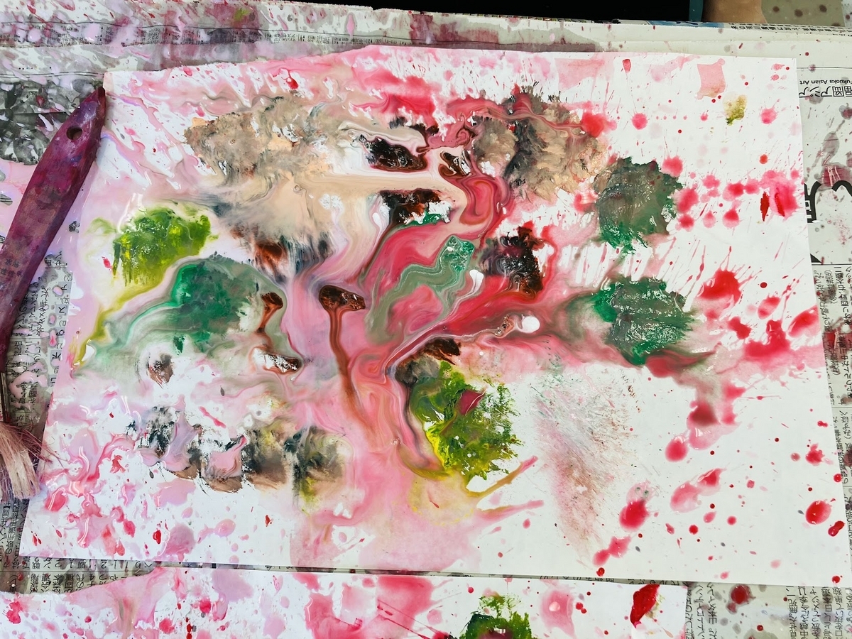 障がい者向け絵画教室　ダウン症　ブログ