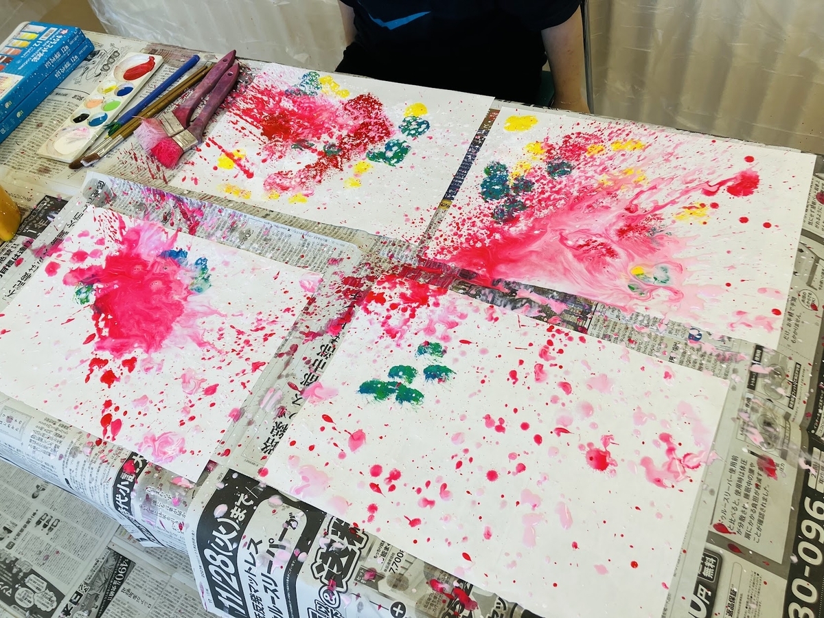 障がい者向け絵画教室　ダウン症　ブログ