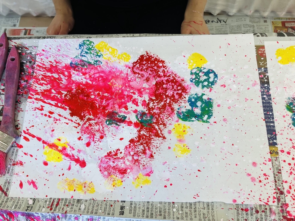 障がい者向け絵画教室　ダウン症　ブログ