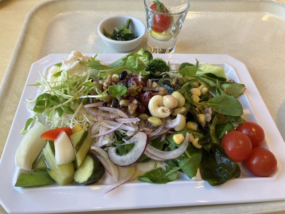 朝食ビュッフェ　生野菜サラダ