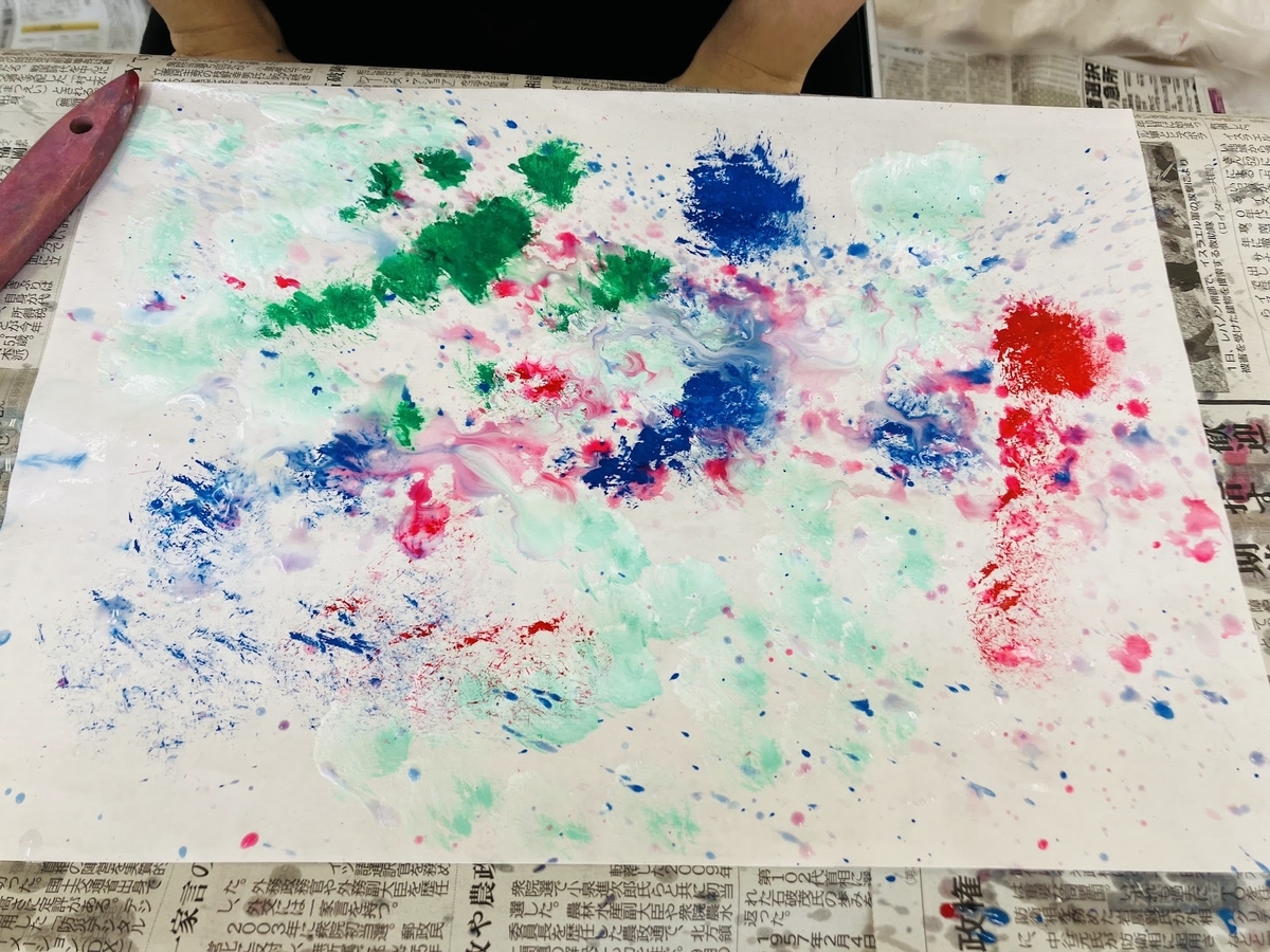 障がい者向け絵画教室　ダウン症　ブログ