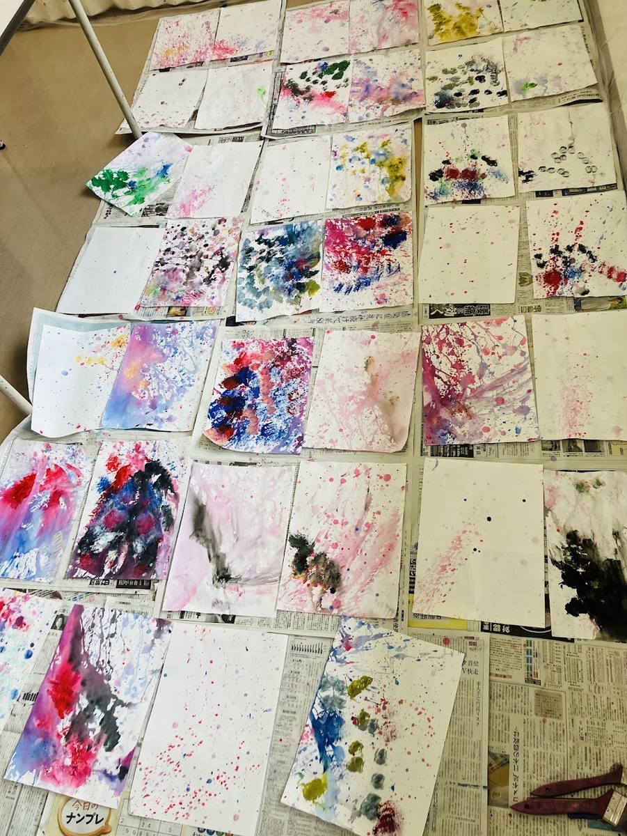 障がい者向け絵画教室　ダウン症　ブログ