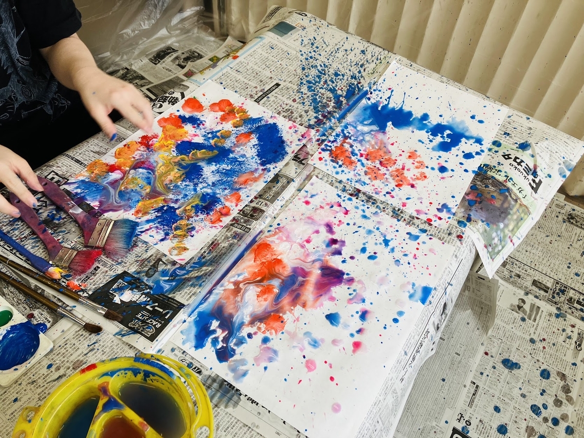 障がい者向け絵画教室　ダウン症　ブログ