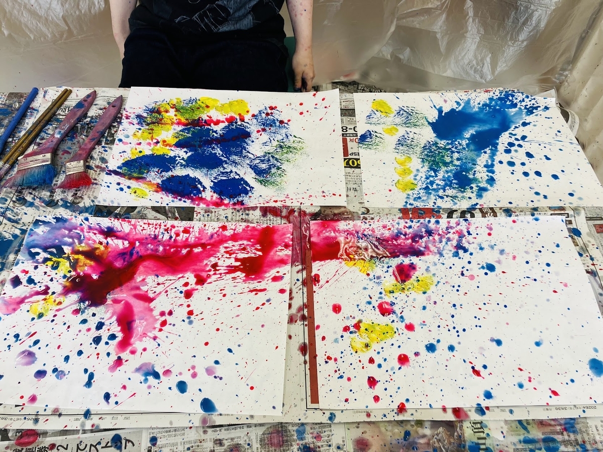 障がい者向け絵画教室　ダウン症　ブログ