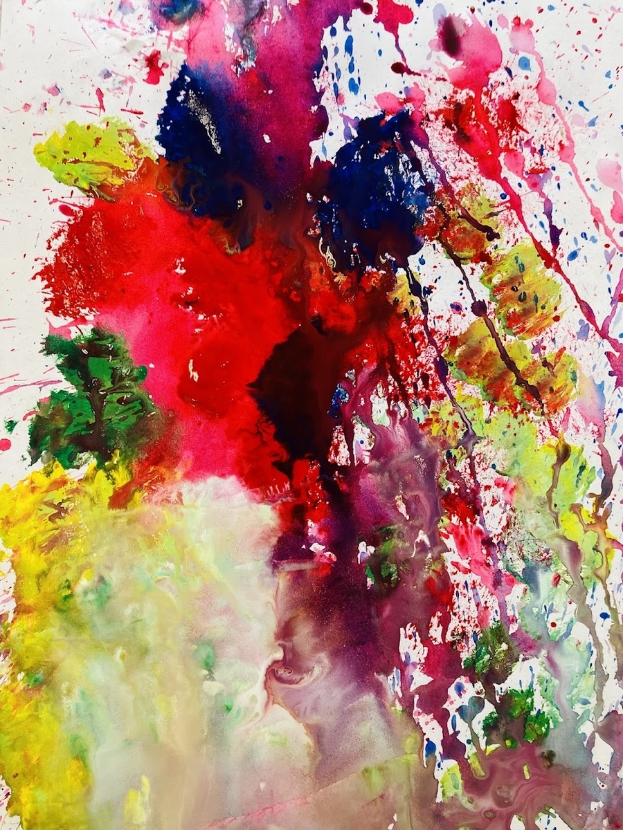 障がい者向け絵画教室　ダウン症　ブログ
