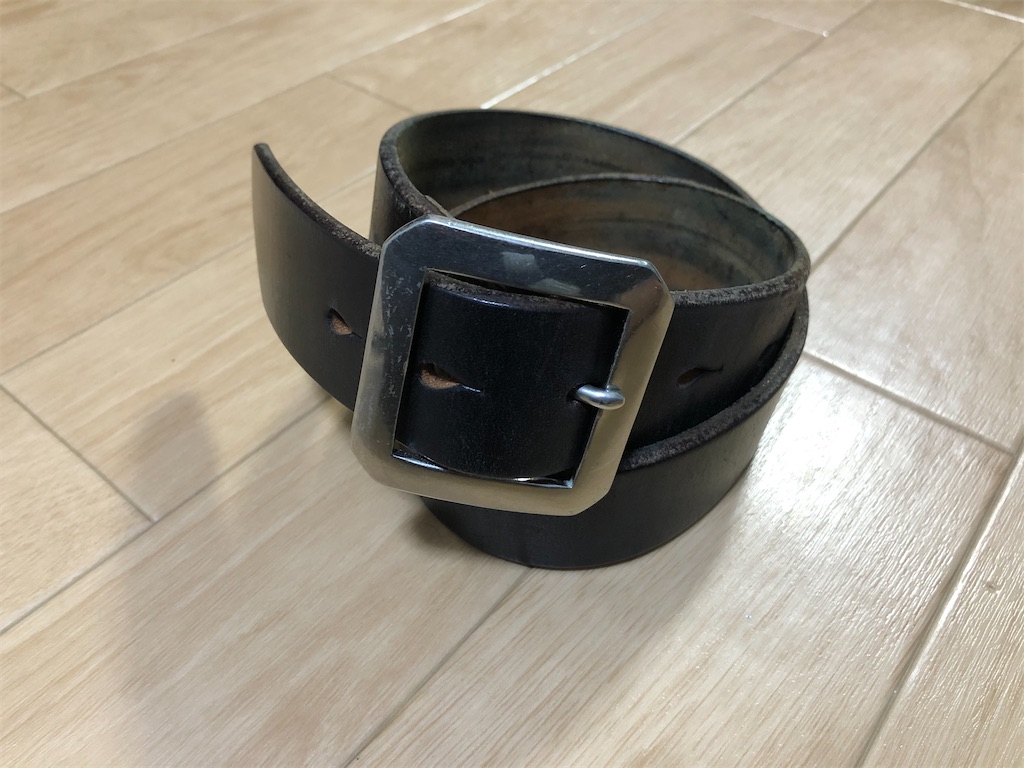 Pherrow's（フェローズ） 】 変形フックバックルレザーベルト