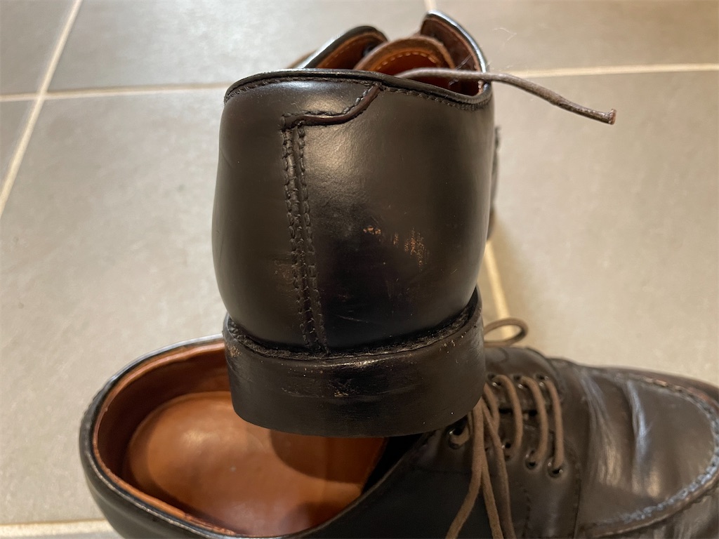 中古革靴を購入してみた【Wheelrobe #15078 heavy stitching moc