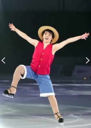 こんな宇野昌磨は、見たことがない。ワンピース・オン・アイス、ベール 