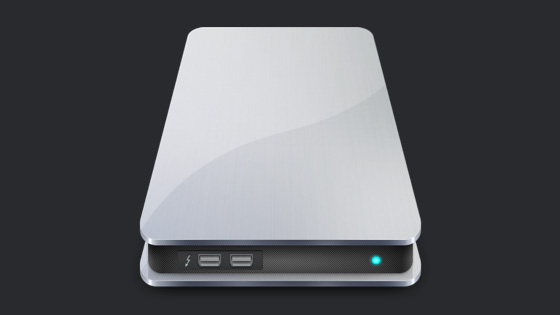 Metallic Hard Disk Icons
